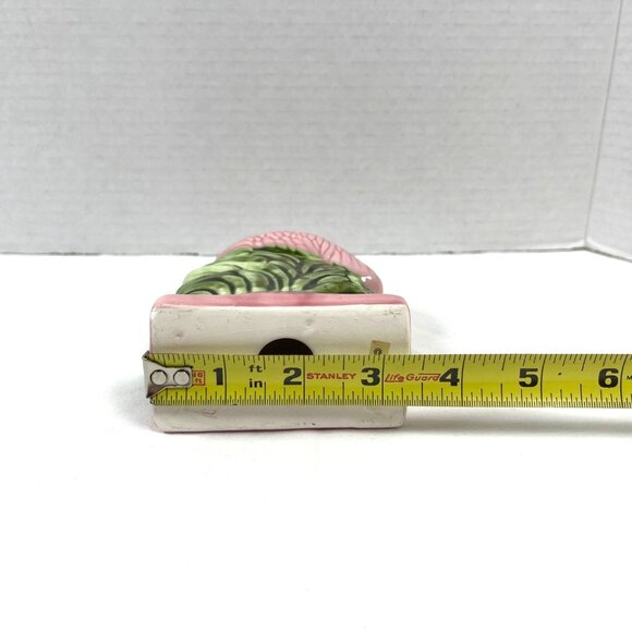 Vintage Florida Longboat Key Pink Flamingo Thermometer Figurine Kitsch Souvenir - Picture 9 of 10